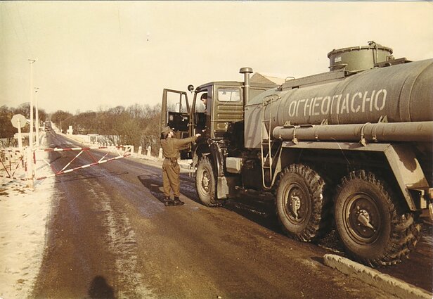 Lithuania's border guards after independence.