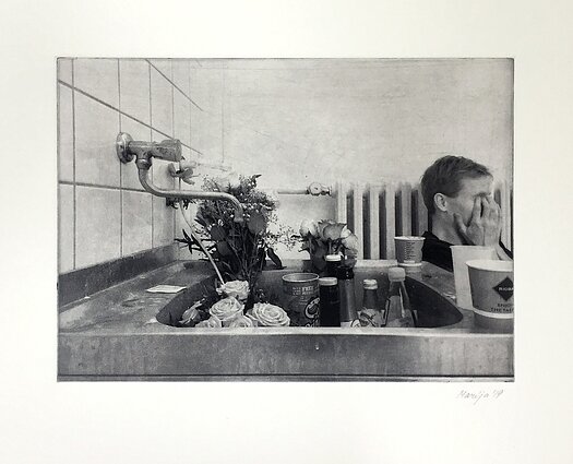 Marija Marcelionytė-Paliukė. „Diuseldorfo akademijos altoriai”, nr. 15. Fotograviūra. 2019 Marija Marcelionytė-Paliukė. „Diuseldorfo akademijos altoriai”, nr. 15. Fotograviūra. 2019