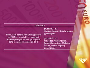 Pensijų mokėjimo grafikas