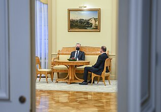 Gitanas Nausėda and Saulius Skvernelis Gitanas Nausėda and Saulius Skvernelis