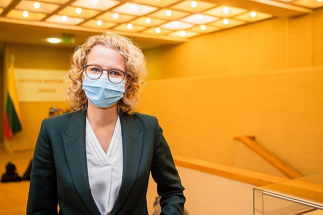 Dienos tema. Armonaitė netiki, kad gali tekti persidalyti ministerijas: galimybė visiškai teorinė (su vertimu į gestų k.)