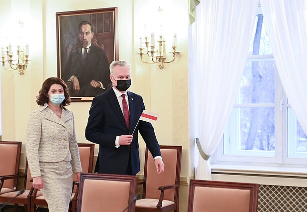 Prezidentas su pirmąja ponia susitiko su Kauno „Arkos“ bendruomene