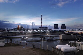 Vilniaus kogeneracinė jėgainė (vizualizacija)