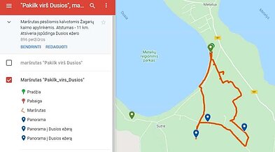 Metelių regioniniame parke – naujas 11 km ilgio pėsčiųjų maršrutas