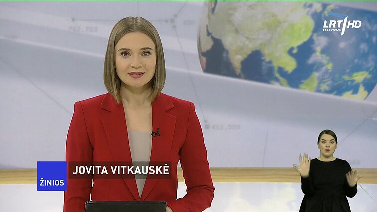 Žinios. Sportas. Orai (su vertimu į gestų k.)