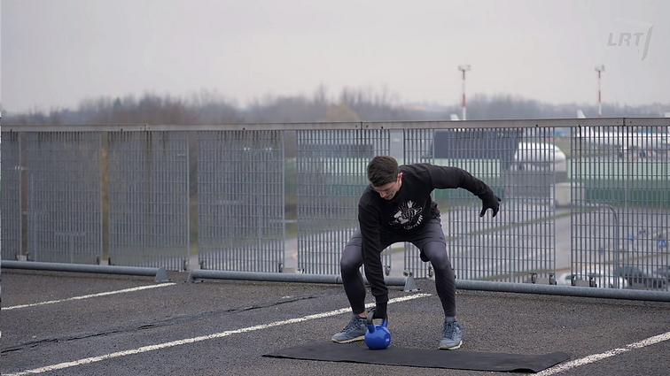 Pratimai su Alanu Dzeranovu: 6 baziniai pratimai su svarsčiu