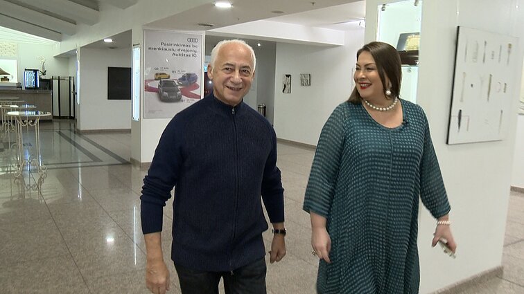 Skambantys pasauliai su Nomeda Kazlaus. Pasaulinio garso smuikininkas ir dirigentas Vladimir Spivakov