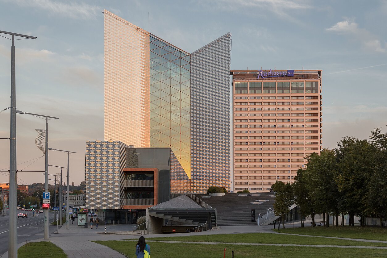 Swedbank headquarters in Vilnius Swedbank headquarters in Vilnius