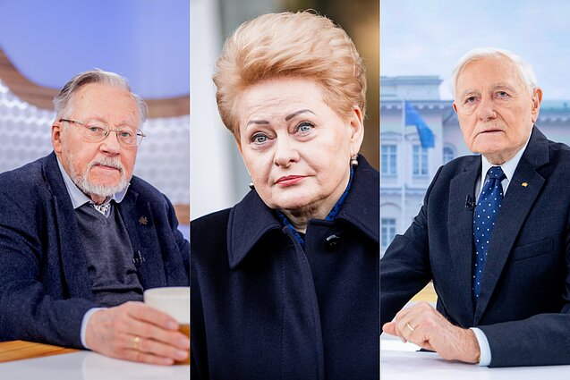 Vytautas Landsbergis,  Dalia Grybauskaitė, Valdas Adamkus
