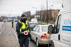 Policijos patikra karantino metu Palangoje Policijos patikra karantino metu Palangoje