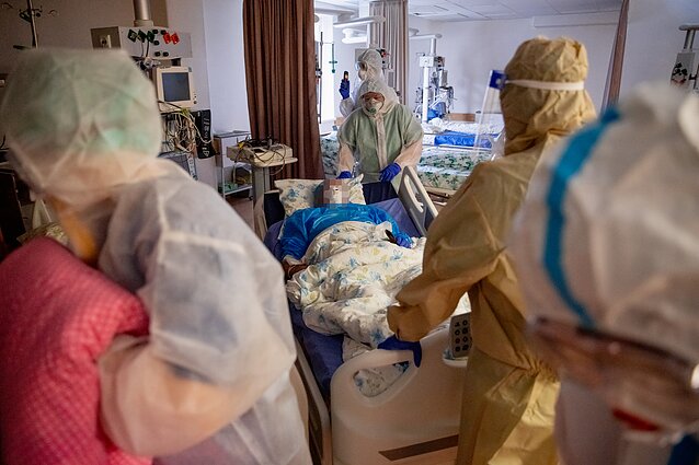 Medikai dirba Alytaus Stasio Kudirkos ligoninėje karantino metu