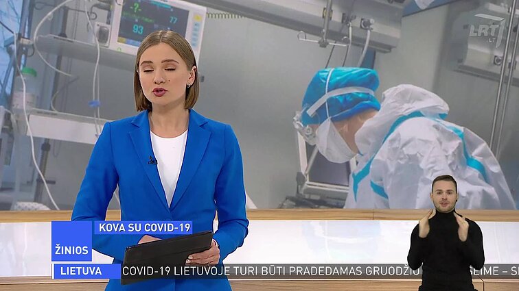 Žinios. Sportas. Orai (su vertimu į gestų k.)