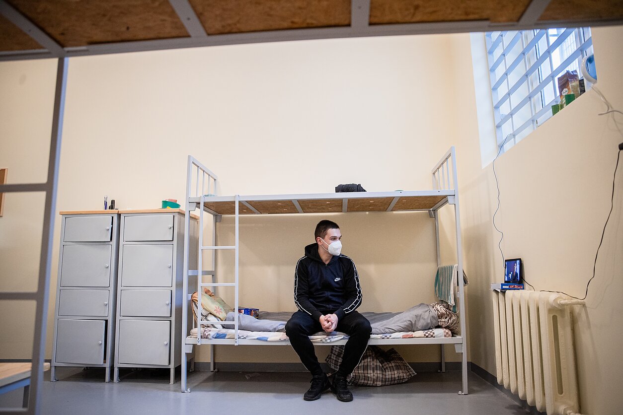 Vladimir says he is afraid of falling ill with the virus.