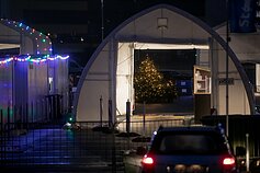 Koronaviruso mobilus patikros punktas Vilniuje
