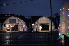 Koronaviruso mobilus patikros punktas Vilniuje