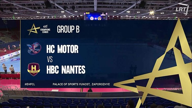 EHF rankinio Čempionų lyga. Zaporožės „Motor“ – „HBC Nantes“