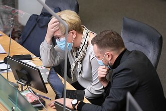 Ingrida Šimonytė ir Gabrielius Landsbergis 