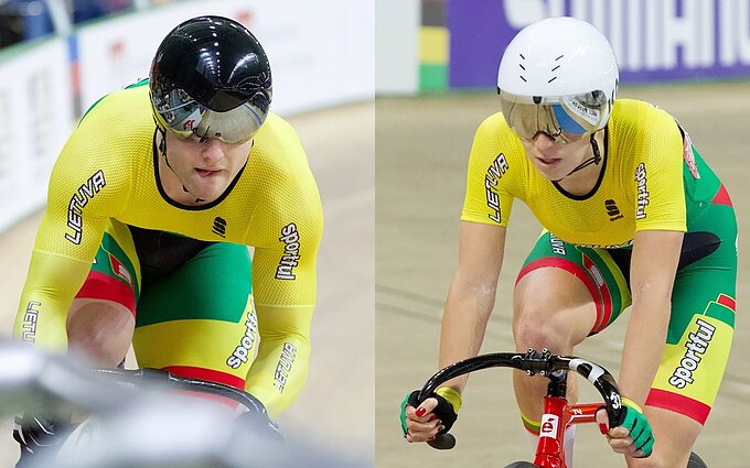 Sportas. Orai. Paskelbti geriausi metų dviratininkai – Olivija Baleišytė ir Vasilijus Lendelis (su vertimu į gestų k.)