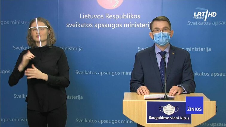 Žinios. Sportas. Orai (su vertimu į gestų k.)