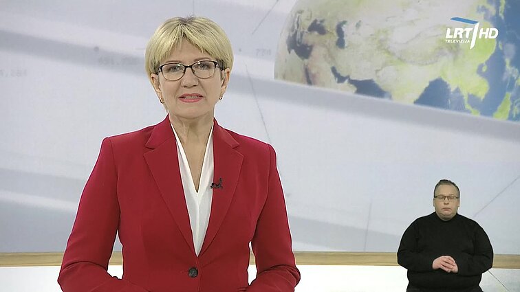 Žinios. Sportas. Orai (su vertimu į gestų k.)