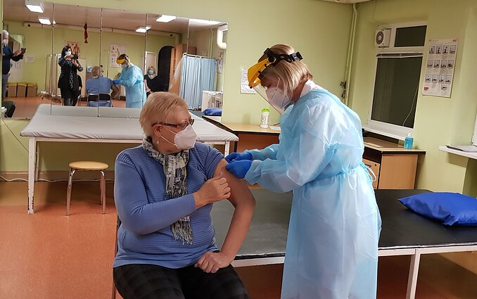 Skiepijimas Šiauliuose