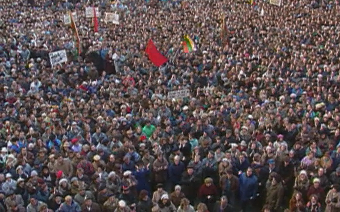 Dokumentinė apybraiža „Mes nugalėjom“. Sausio 8-osios dienos mitingas prie Parlamento