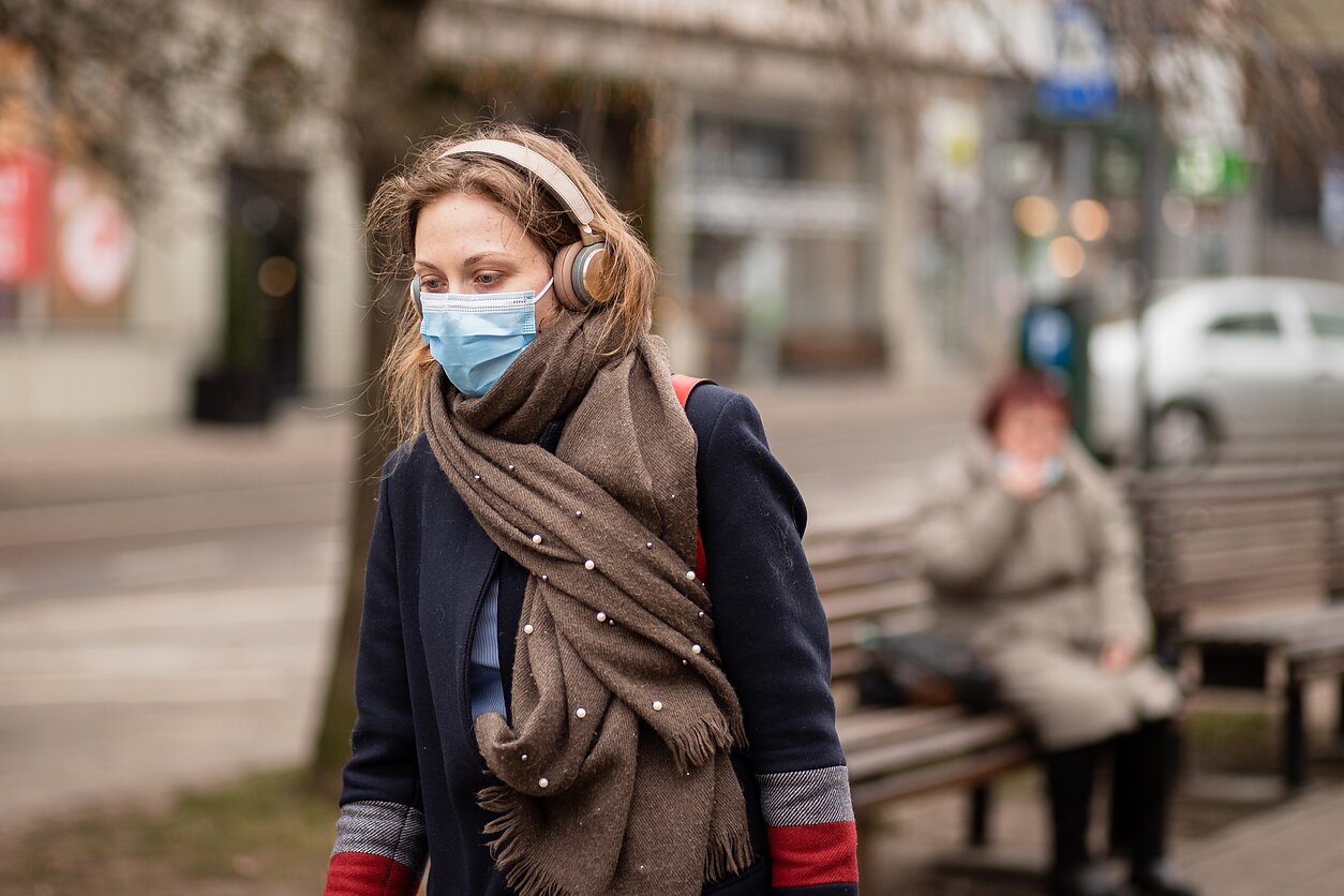 Quarantine in Vilnius, December 2020.