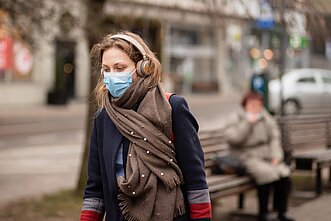 Quarantine in Vilnius, December 2020.