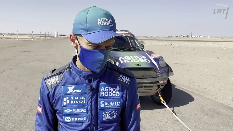 Žala: įvažiavus į kopas prasidėjo variklio problemos