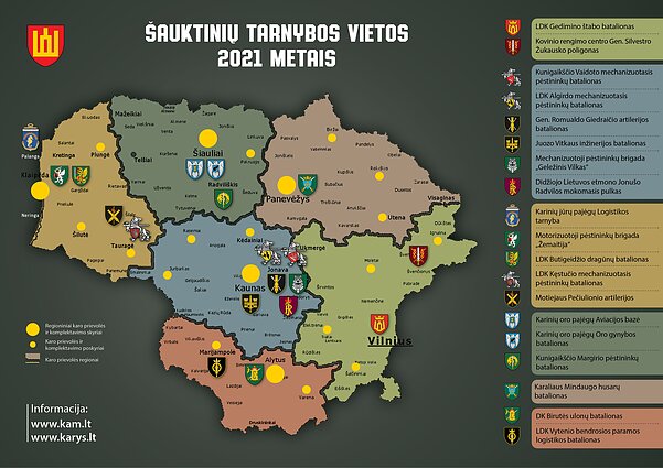 Šauktinių sąrašai 2021 Šauktinių sąrašai 2021