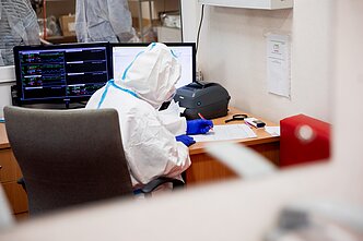 Medikai dirba Alytaus Stasio Kudirkos ligoninėje karantino metu