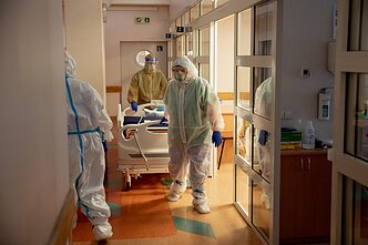 Medics in Lithuania.