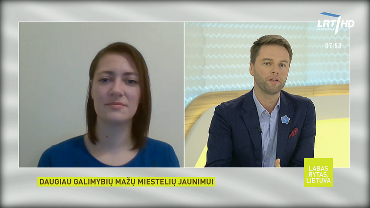 Labas rytas, Lietuva II d. Socialinio verslo įkūrėja: linkiu, kad jaunuoliai rastų visas galimybes, kurios jų laukia