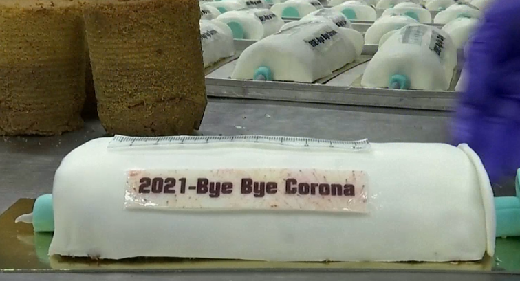 Neišsenkantis džiaugsmas dėl vakcinos: Vokietijoje šia tema gaminami pyragaičiai