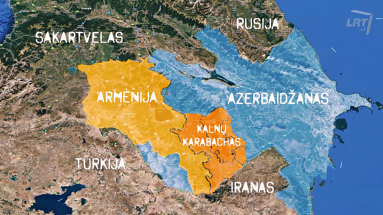 Kalnų Karabacho konflikte - abiejų kariaujančių pusių informacinis karas