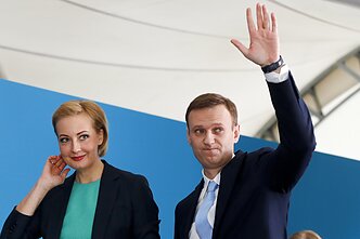 Julija Nawalnaja i Aleksiej Nawalny