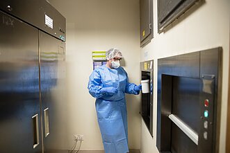 Nacionalinės visuomenės sveikatos priežiūros laboratorijos darbas.