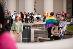 Vilniuje rengiamos LGBT eitynės už lygybę Vilniuje rengiamos LGBT eitynės už lygybę