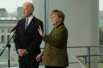 Angela Merkel and Joe Biden Angela Merkel and Joe Biden