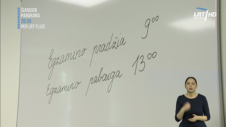 Žinios. Sportas. Orai (su vertimu į gestų k.)