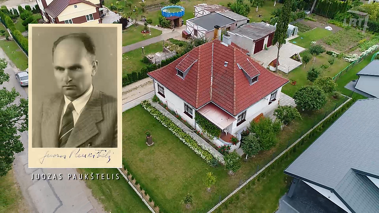 Autentiškas rašytojo Juozo Paukštelio namas