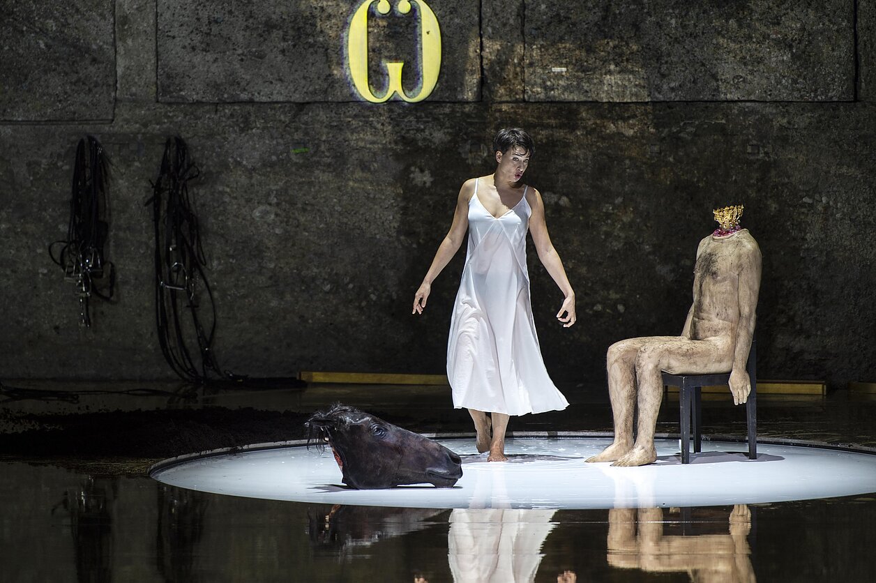 Ruth Walz / Salzburger Festspiele , Asmik Grigorian (Salomė), Richard Strauss „Salome“, Zalcburgo festivalis, 2018