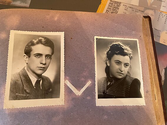 Ruth Reches' grandparents Klara and Samuel
