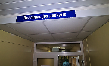 Klaipėdos universitetinės ligoninės Reanimacijos ir intensyvios terapijos skyriuje gydomi sunkiai COVID-19 sergantys pacientai