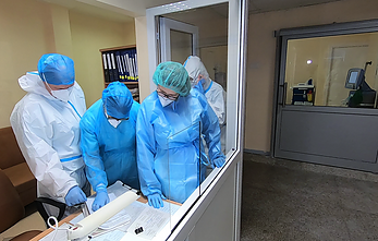 Klaipėdos universitetinės ligoninės Reanimacijos ir intensyvios terapijos skyriuje gydomi sunkiai COVID-19 sergantys pacientai