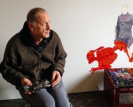 Šarūnas Sauka su, kaip dabar sakoma, gimusiu kūriniu