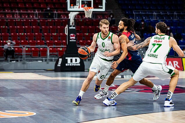 Eurolyga per LRT. Po 2 kėlinių susitikime su „Baskonia“ – apie kauniečių koncentracijos stoką gynyboje