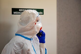 Medics in Lithuania.