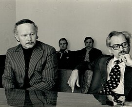 Janas (Jonas) Vitoldas Tomaševičius su Jonu Griciumi Janas (Jonas) Vitoldas Tomaševičius su Jonu Griciumi