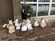 Protestas prie Klaipėdos rajono savivaldybės